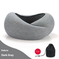 Memory Foam Neck Pillow in Grey