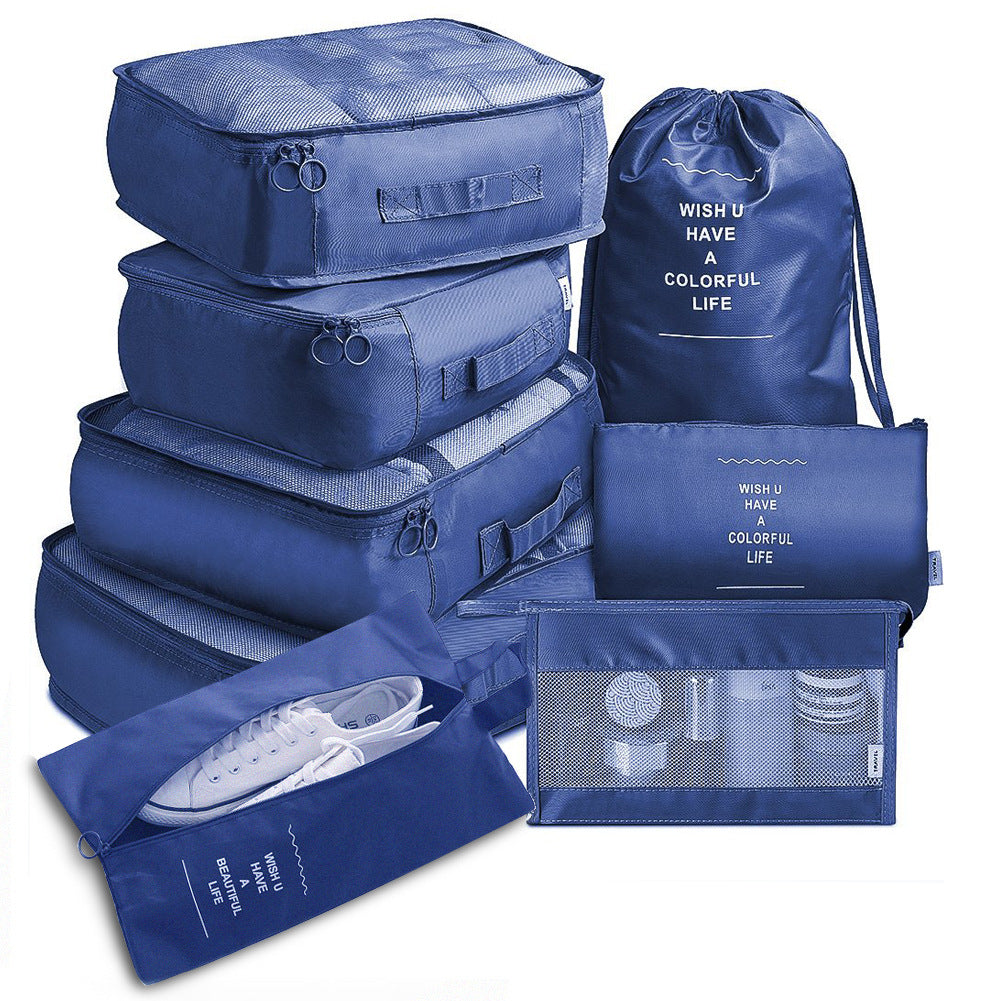 Packing Cube Set · 8 pieces in Navy