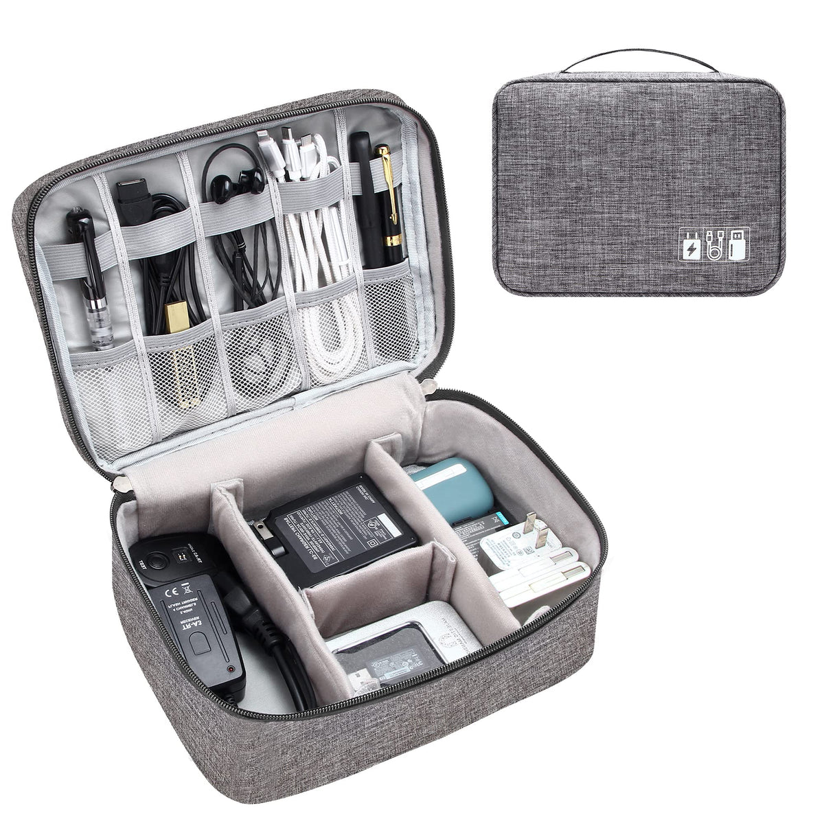 Tech Organizer in Grey