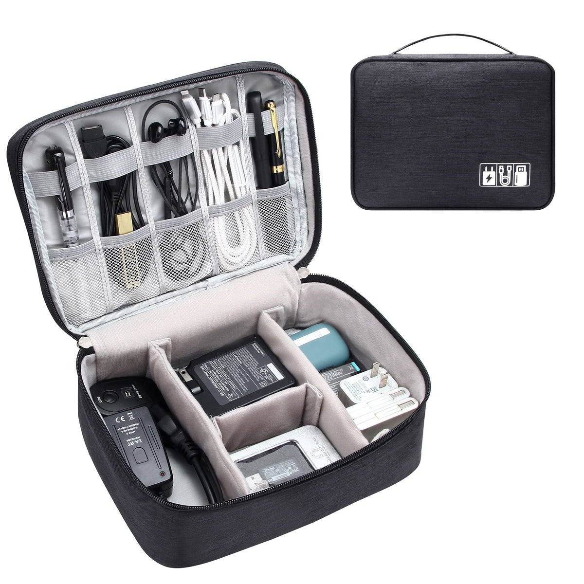 Tech Organizer in Black