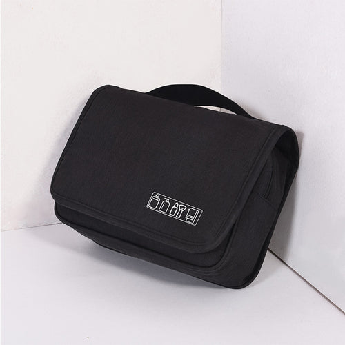 Hanging Toiletry Bag in Black