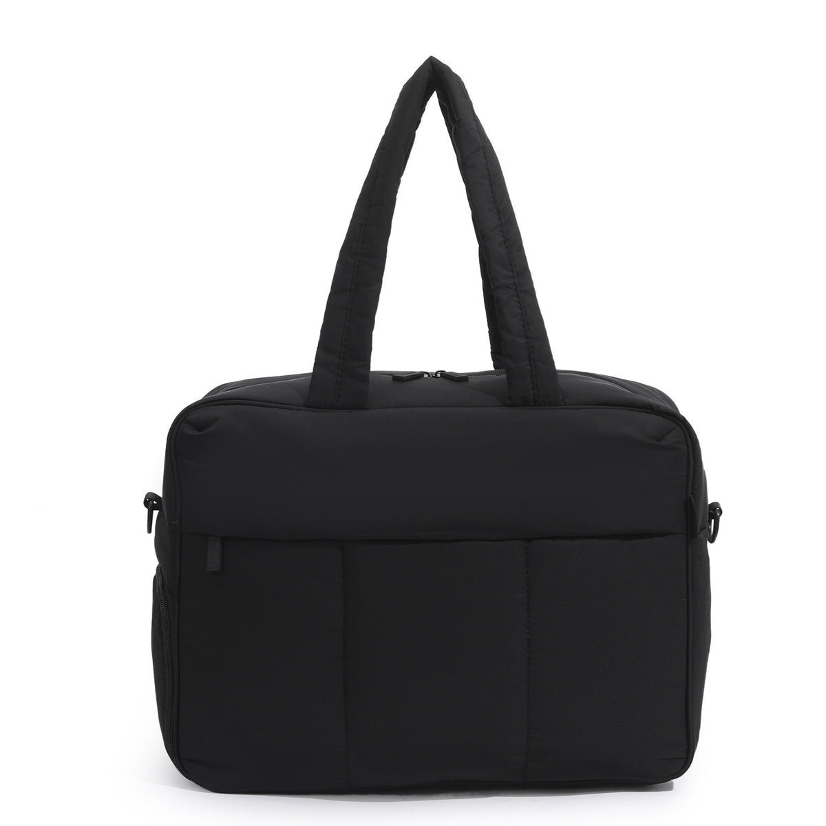 Puffer Weekender in Black